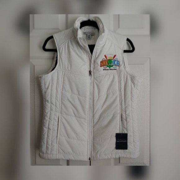 Port Authority Puffer Vest White M Hiram Walker - Picture 6 of 11